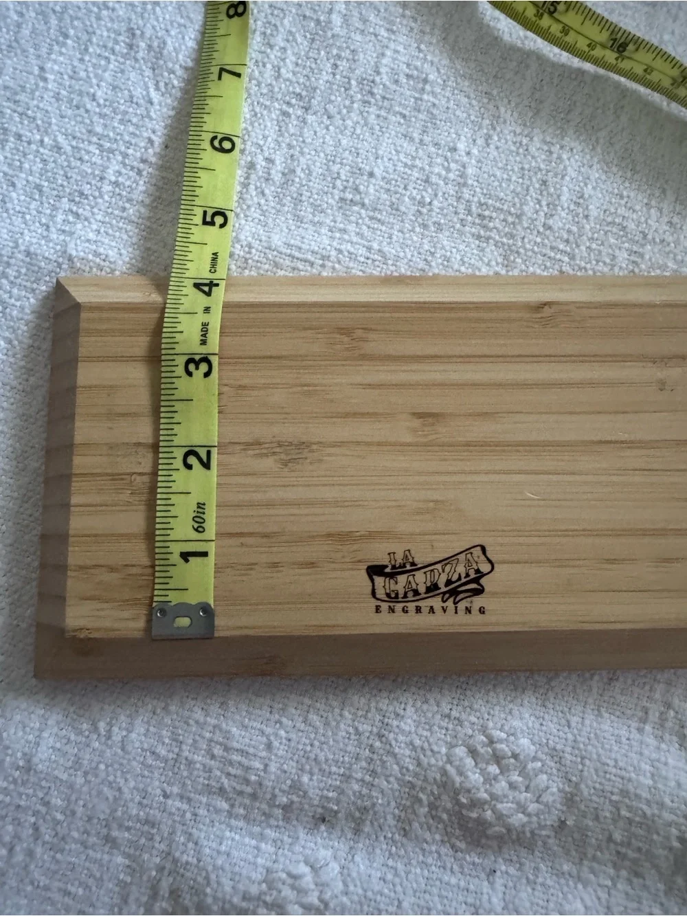 I SAW THAT SERVING COASTER  REEL WOOD
